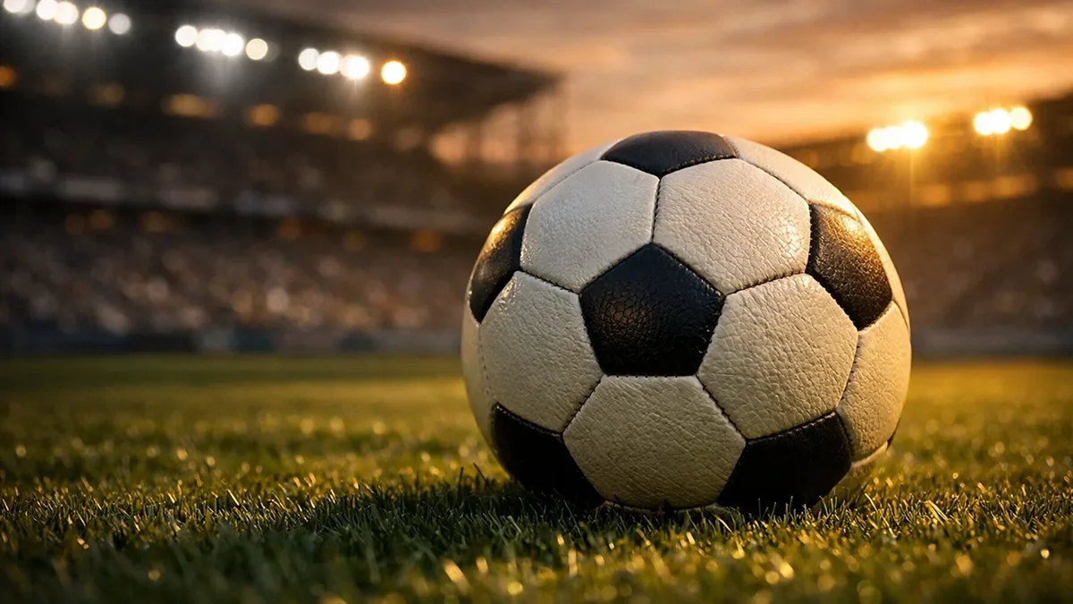 Strategie vincenti per scommesse calcio con pallone su campo da gioco e analisi dati